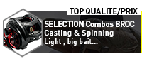 Selection combos cannes et moulinets aliexpress pour le brochet