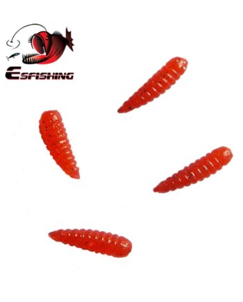 Aliexpress-ESFISHING Lot de 100 leurres souples type worm 0,5"-0,075gr