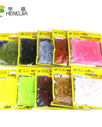 Aliexpress-HENGJIA - 50 Slims Shad annelés 5,5cm