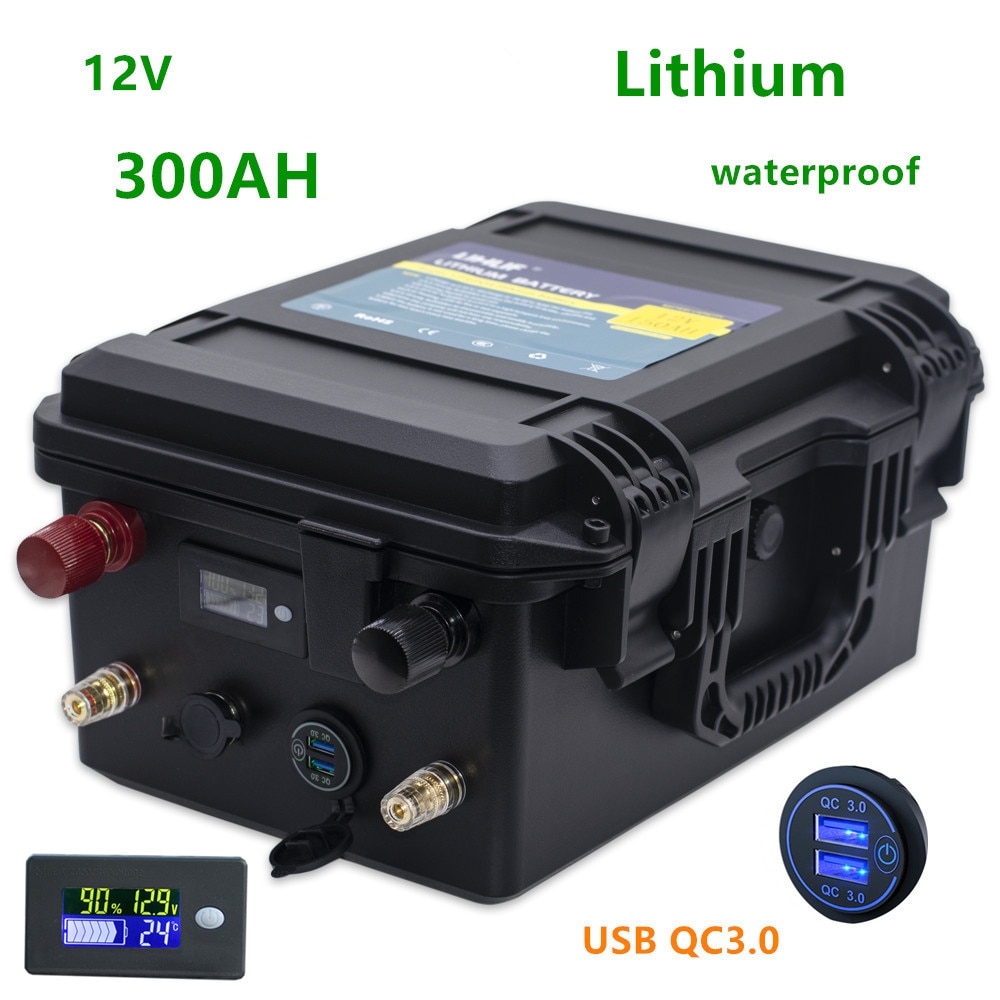 Batterie lithium 12v 300Ah étanche pour moteur de bateau et équipements -  Batteries, Equipement Aliexpress au meilleur prix !