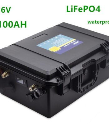 Aliexpress-Batterie lithium LifePO4 36v 100Ah étanche pour moteur de bateau et équipements