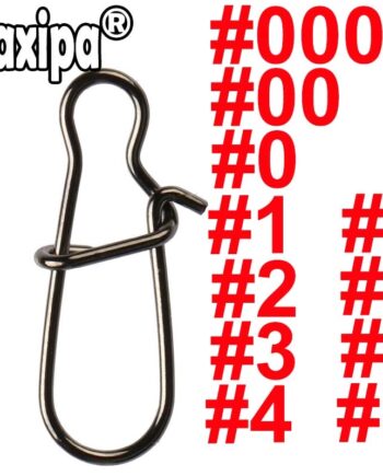 Aliexpress-PAXIPA Agrafe de pêche 50 pièces plusieurs tailles
