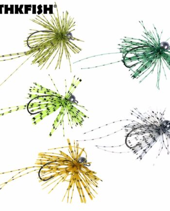 Aliexpress-THKFISH Jig texan plombé 5 pièces 3.5-5-7g