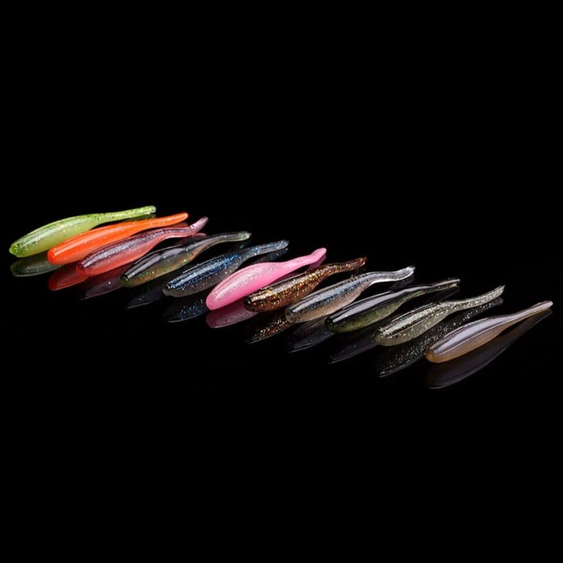 Aliexpress-WALK FISH - 16 Finess Shad queue worm 8cm