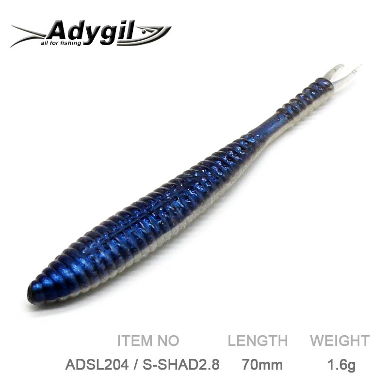 Aliexpress-ADYGIL - 10 Shad Finess 7cm