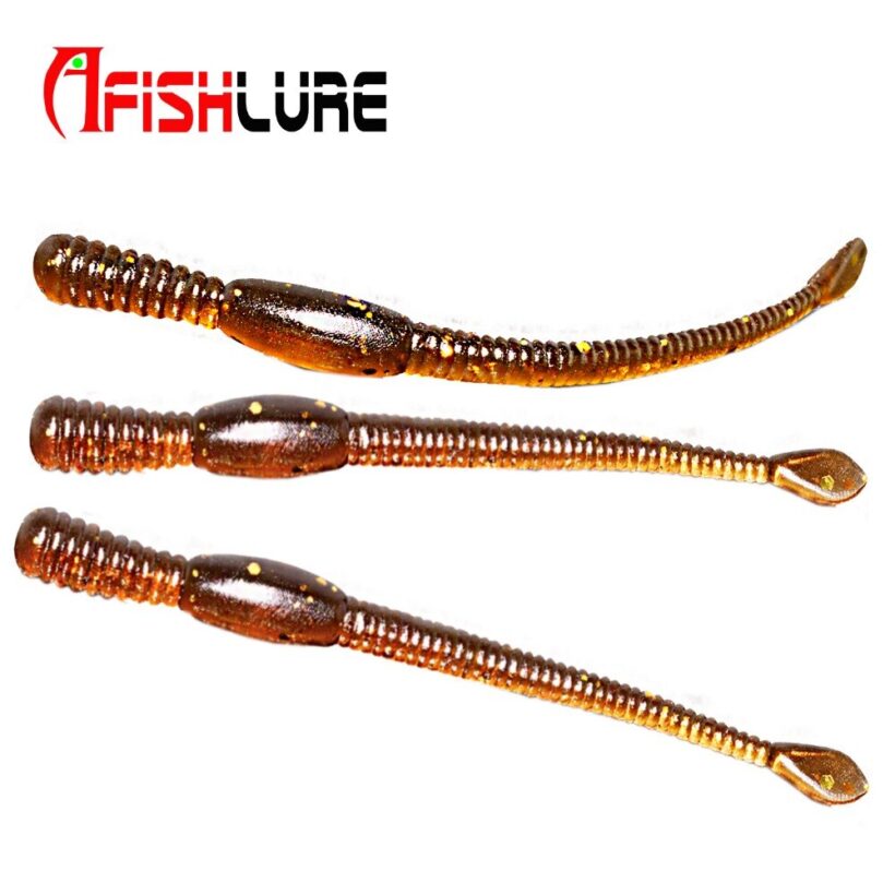 Aliexpress-AFISHLURE Lot 12 worms 8cm-1.1g