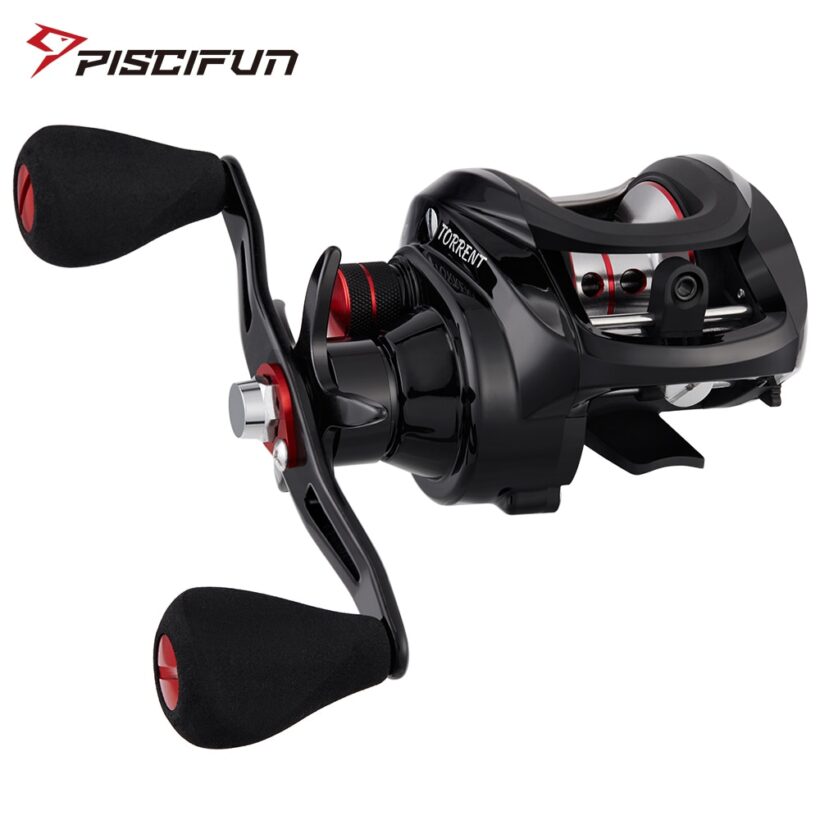 Moulinet De Pêche Piscifun Torrent II - Frein Magnétique 9 Kg - Rapport 6.6:1 Ou 8.1:1 - Gaucher/droitier