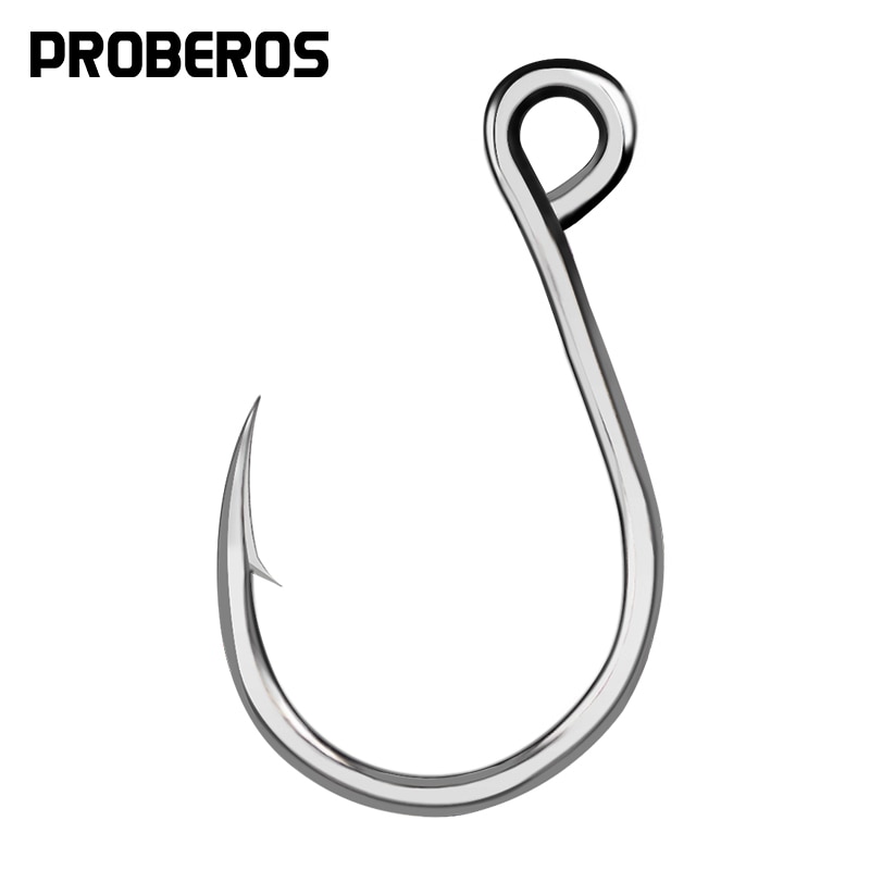 Aliexpress-PROBEROS - Hameçon de pêche en acier inoxydable, différentes tailles lot de 20 pièces