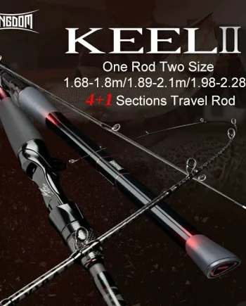 Aliexpress-KINGDOM - Keel II travel fishing rod 4+1 travel