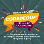 Code promo Noeby